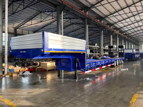 山東低平板半掛車